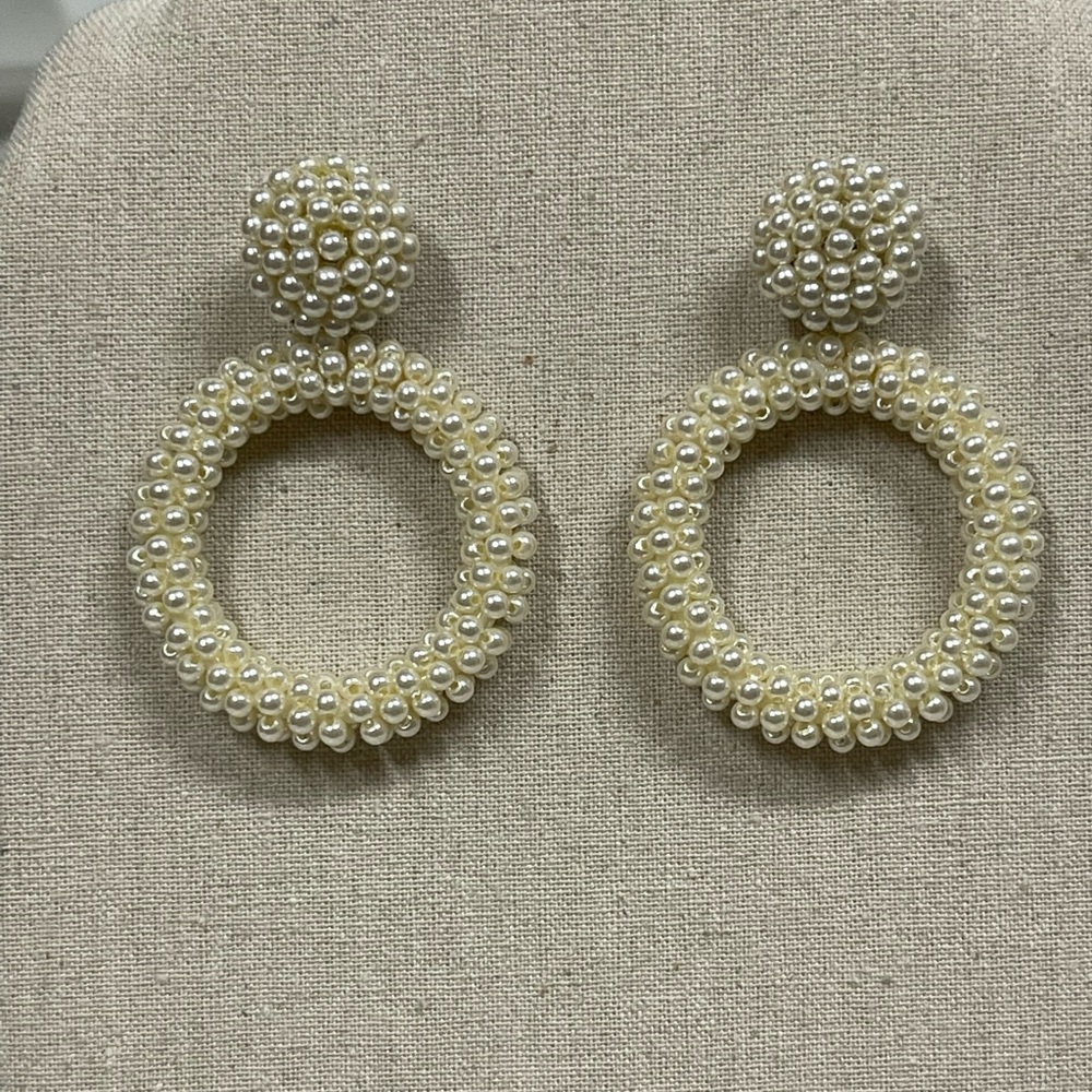 Pearl Hoops